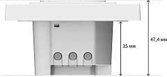Умная встраиваемая Zigbee розетка Aqara Wall Outlet H2 EU