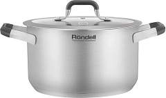 Кастрюля/ Кастрюля Rondell Stolz RDS-1754 5.2л. d=24см (с крышкой) стальной