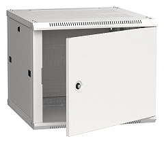 Шкаф коммутационный ITK Linea W (LWR3-09U66-MF) настенный 9U 600x600мм пер.дв.металл 2 бок.пан. направл.под закл.гайки 90кг серый 500мм 200град. 600мм IP20 IK10 сталь