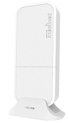 Точка доступа MikroTik wAP R with 650MHz CPU, 64MB RAM, 1xLAN, built-in 2.4Ghz 802.11b/g/n Dual Chain wireless with integrated antenna, miniPCI slot, LTE internal antenna with 2 x u.fl connectors, RouterOS L4, outd