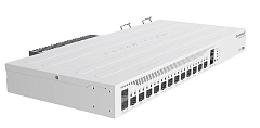 Маршрутизатор MikroTik Cloud Core Router 2004-1G-12S+2XS with Annapurna Alpine AL32400 Cortex A57 CPU (4-cores, 1.7GHz per core), 4GB RAM, 1x Gigabit RJ45 port, 12x 10G SFP+ cages, 2 x 25G SFP28 cages, RouterOS L6