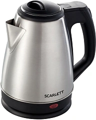 Чайник электрический Scarlett SC-EK21S25 1.5л. 1350Вт серебристый корпус: металл/пластик (EK21S25)