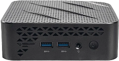 Неттоп Digma Mini Office Cel N4505 (2) 8Gb SSD256Gb UHDG 750 Windows 11 Pro GbitEth WiFi BT 45W черный (RUS) (DPCN-8CXW02)