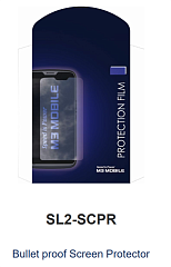Защитное стекло M3 Mobile ASSY: SL20 Bullet proof Screen Protector