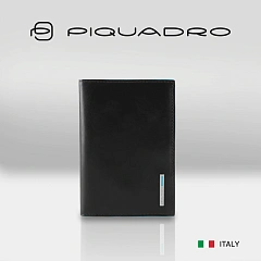 Обложка для документов Piquadro Blue Square PP5256B2/N черный натур.кожа