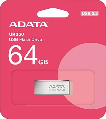 USB накопитель ADATA 64GB UR350 USB 3.2 Gen1, UR350-64G-RSR/BG