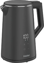 Чайник электрический Haier HK-503 1.7л. 2200Вт черный корпус: пластик (FM04WQD00RU)