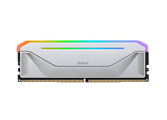 Оперативная память Apacer DDR5 32GB 6400MHz DIMM NOX RGB White Gaming Memory CL32 1.4V (Retail) 2048*8 Heat Sink (Retail) 3 years (AH5U32G64C552NWAA-1)