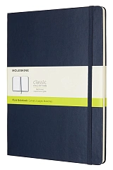 Блокнот Moleskine CLASSIC QP092B20 XLarge 190х250мм 192стр. нелинованный твердая обложка синий