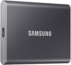 Тведотельный накопитель SSD Samsung T7 External 2Tb (2048GB) GREY USB 3.2 (MU-PC2T0T/WW)