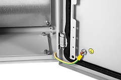 Шкаф электротехнический Elbox EMW-600.400.210-1-IP66 настенный 600мм 400мм 210мм IP66 IK10 несъемн.бок.пан. 100кг серый