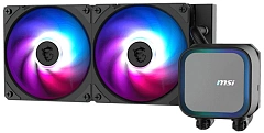 Жидкостная система охлаждения MSI MAG CORELIQUID A13 240 2x ARGB Fan, ARGB Block