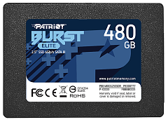 Твердотельный накопитель Patriot SSD BURST ELITE 480GB SATA3 2.5" R450/W320 TBW 200TB 3D NAND