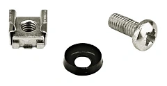 Винт Hyperline CNS-M6-16-50 М6х16 с гайкой с шайбой (упак.:50шт)
