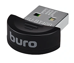 Адаптер USB Buro BU-BT40B BT4.0+EDR class 1.5 20м черный [BT40B]