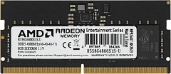 Модуль памяти 8GB AMD Radeon DDR5 4800 SODIMM Entertainment Series Black Gaming Memory Non-ECC, CL40, 1.1V, RTL (R558G4800S1S-U)