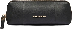 Чехол для ручки Piquadro Circle AC6475W92/N длина:20см ширина:5см высота:7см черный натур.кожа