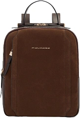 Рюкзак женский Piquadro Circle CA5566W92/MS коричневый замша/натур.кожа