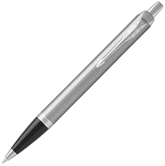 Ручка шариков. Parker IM Essential K319 (2143631) Brushed Metal CT M син. черн. подар.кор.