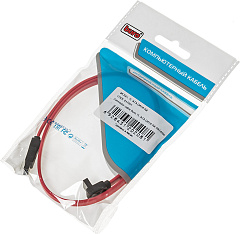 Кабель Buro ver3.0 SATA SATA угловой 0.5м (TL-ATA-DATA-RA) красный