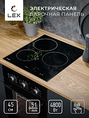 Варочная поверхность Lex EVH 430A BL черный
