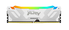 Оперативная память Kingston 16GB 6400MT/s DDR5 CL32 DIMM FURY Renegade RGB White XMP