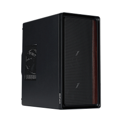 корпус 1STPLAYER WD1 Black / mATX / 3x120mm fans / WD1-BK-3F