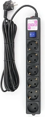 Сетевой фильтр Powercube SPG6-B2 5м (6 розеток) черный (коробка)