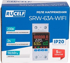 Стабилизатор напряжения Rucelf SRW-63A-WIFI однофазный белый
