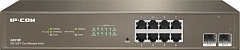 Коммутатор IP-COM G3310F Коммутатор управляемый, 8 портов 8x1 Гбит/с, SFP 2x1 Гбит/с, настенный