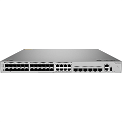 Коммутатор HUAWEI eKit S530-24ST4XE (L3, 24*GE SFP ports, 8 of which are dual-purpose 10/100/1000 or SFP, 4*10GE SFP+ ports, 2*10GE stack ports, with 1*AC power module)