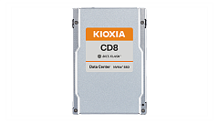 SSD накопитель KIOXIA Enterprise SSD 2,5(SFF/U.2), CD8-V, 3200GB (3.2TB), NVMe 1.4/PCIe 4.0 1x4, R7200/W3800MB/s, IOPS(R4K) 1250K/340K, MTTF 2,5M, 3DWPD/5Y (Mixed Use), 3D-TLC, 15mm