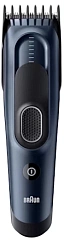 Машинка для стрижки Braun HC5550 черный (насадок в компл:2шт)