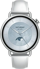 Смарт-часы Xiaomi Watch S4 41mm Leather Strap(White)