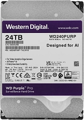 Жесткий диск Western Digital Purple Pro WD240PURP 24ТБ 3,5" 7200RPM 287MB (SATA III)