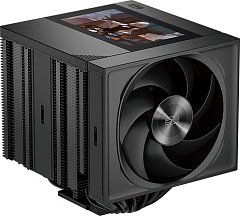 Устройство охлаждения(кулер) PcCooler RZ820 Display BK нет подсветки Soc-AM5/AM4/1200/1700/1851 черный 4-pin 15-27.1dB Al+Cu LCD 300W 1860gr Ret (RZ820-BKNWNY-GL)