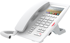 SIP-Телефон Fanvil H5, 2 SIP-акк., 3.5", 480x320 Цвет. экран, POE, БП в комп., 2x100 Mbps, Белый, 6 прог. клав.