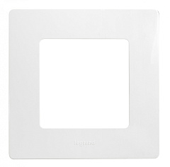 Рамка Legrand Etika 672501 накладная 1x ABS пластик белый