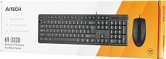 Клавиатура + мышь A4Tech KR-3330 клав:черный мышь:черный USB
