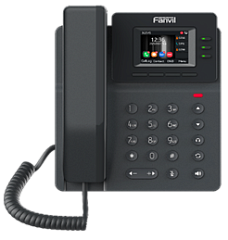 SIP-Телефон Fanvil V60P(Замена X303/X303P), 4 SIP-акк., 2,4", 320x240 Цвет. Экран, POE, БП в комп., 2x100 Mbps