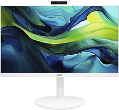Моноблок Acer Aspire C24A-GRPL 23.8" Full HD Core 5 120U (1.4) 16Gb SSD512Gb Graphics CR Eshell GbitEth WiFi BT 90W клавиатура мышь Cam белый 1920x1080
