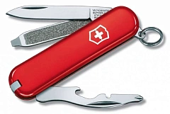 Нож перочинный Victorinox Rally (0.6163) 58мм 9функц. красный карт.коробка