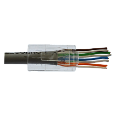  Коннектор RJ45 тип EZ, 8P8C, UTP, Cat.6, универсальный, покрытие 50 микрон,100 шт.