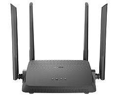 маршрутизатор D-Link Беспроводной двухдиапазонный EasyMesh маршрутизатор AC1200 Wave 2, 1x1000Base-T WAN, 4x1000Base-T LAN, 4 внешние несъемные антенны 5 дБи