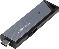 USB накопитель ADATA Elite UE800 AELI-UE800-128G-CSG 128GB OTG 3.2 Gen2, USB Type-C, grey, Retail