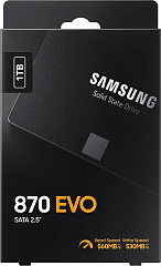 Твердотельный накопитель SSD Samsung 870 EVO MZ-77E1T0B 2.5" 1TB Client SSD SATA