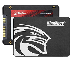Твердотельный накопитель KingSpec SSD 960GB SATA III 2.5" R570/W520MB/s 3D NAND MTBF 1M 68000/74000 IOPS 480TBW