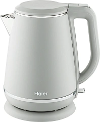 Чайник электрический Haier HK-502 1.5л. 3000Вт серый корпус: пластик (TD0029960RU)