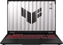 Ноутбук ASUS TUF Gaming A16 FA608PP-QT006 AMD Ryzen 9 8940HX/16Gb (1*16 D5)/SSD512Gb/RTX5070 8Gb (115W)/16"/IPS/WQXGA/2560x1600/165Hz/NoOS/RJ-45/Gray/2.2kg