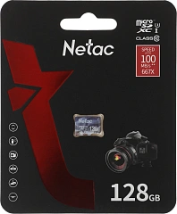 Флеш карта microSDXC 128GB Netac P500 Ultra w/o adapter